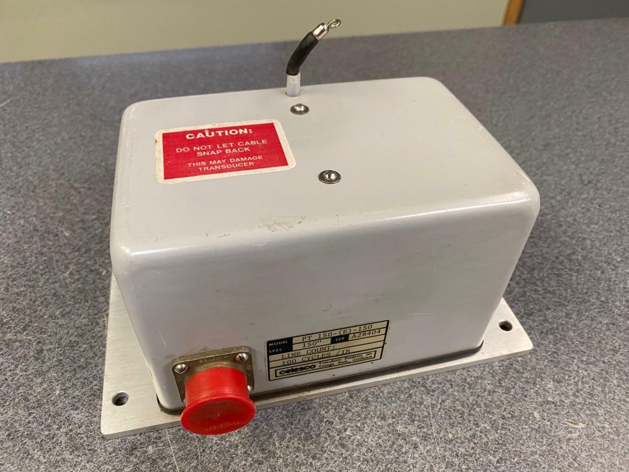 Celesco PT150-(E)-150 Transducer 150″ 100 Cycles / In Line Count