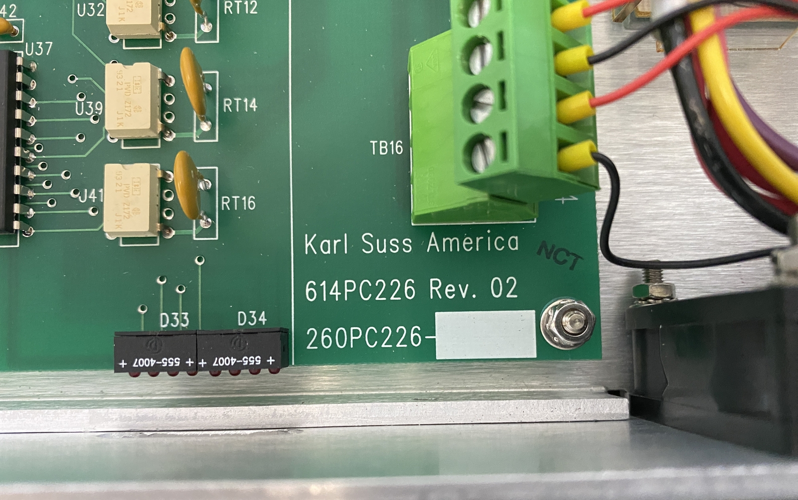 Karl Suss MHU I/O Assy PN: 614PC226 / 260PC226 REV: 02