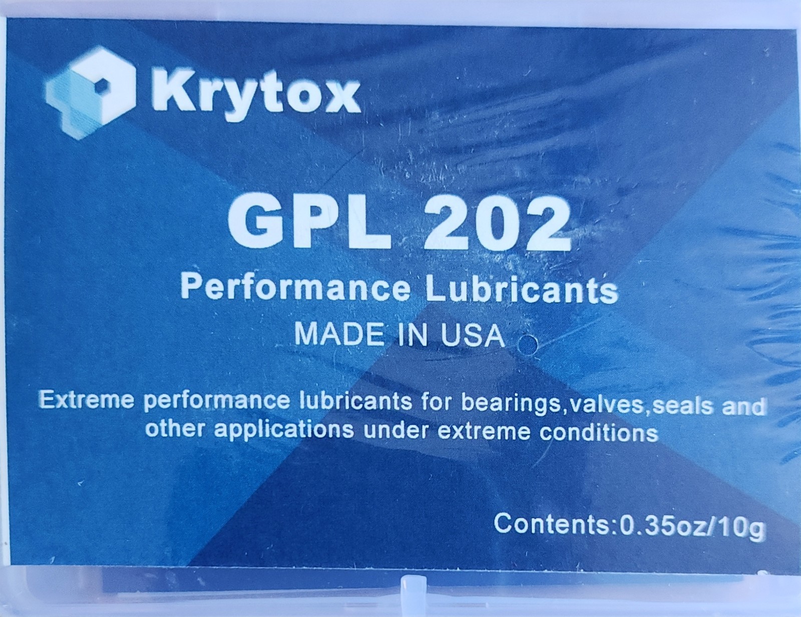 Chemours Krytox GPL 202 – 0.35oz/10g, Performance Lubricants for Bearings