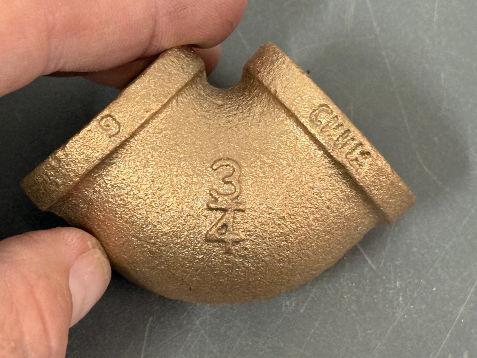 (QTY 5) Matco-Norca 3/4″ x 3/4″ Lead-Free 90° Female Brass Elbows B-L9004LF