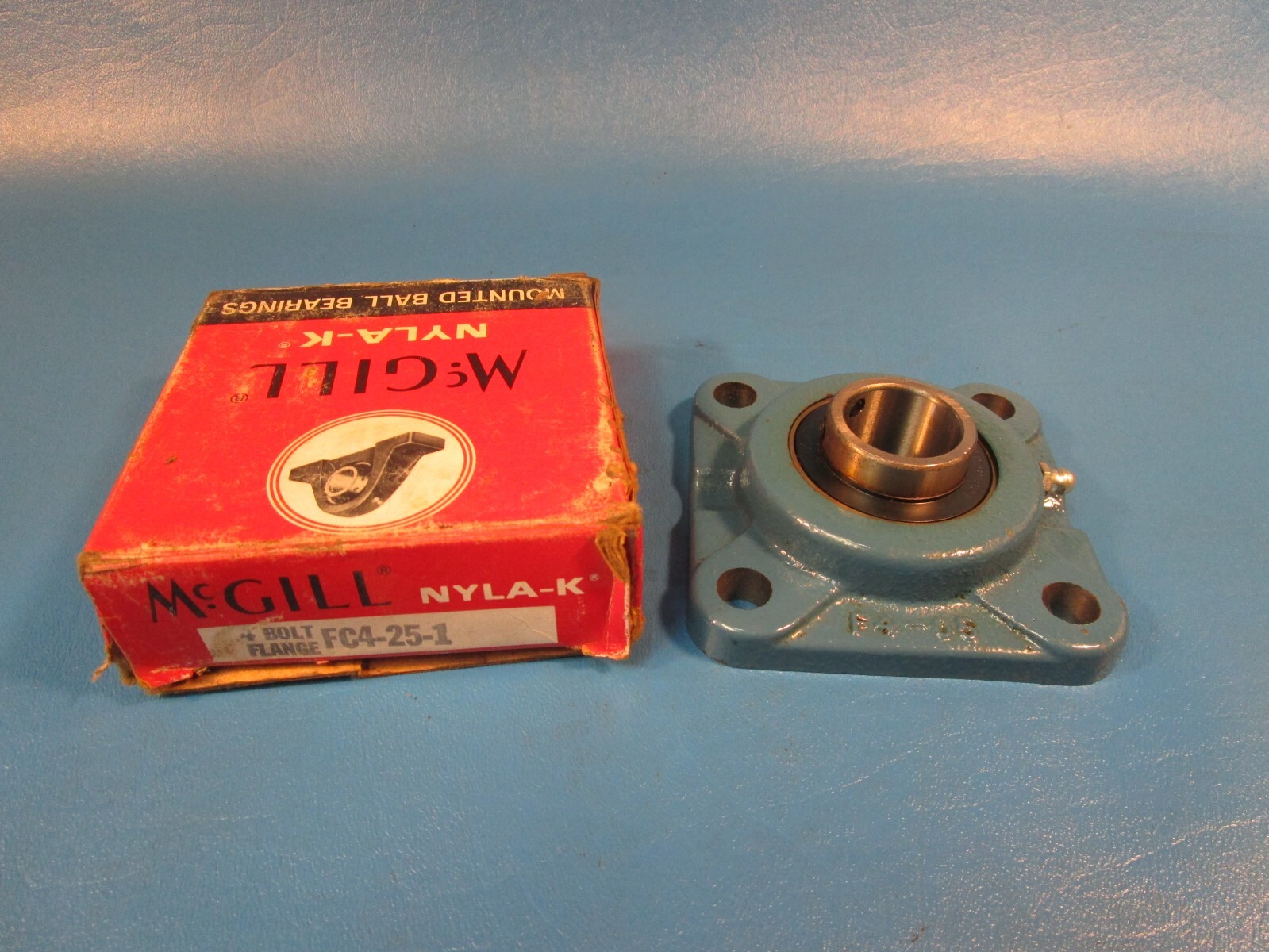 Mc Gill FC4-25-1, 4-Bolt Flange-Mount Ball Bearing Unit, 1 in Bore