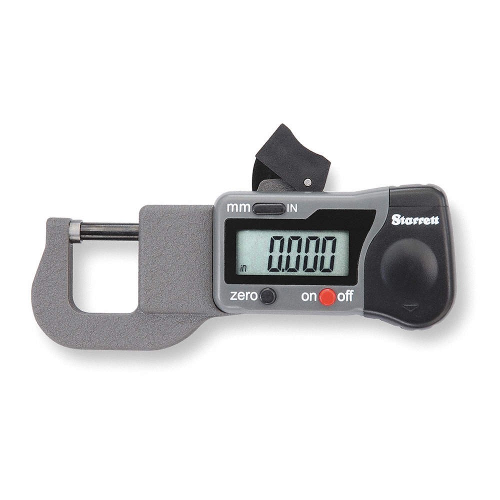 STARRETT 765A Digital Thick Gauge,Acc+/-0.001″/0.02 mm 3CRE8