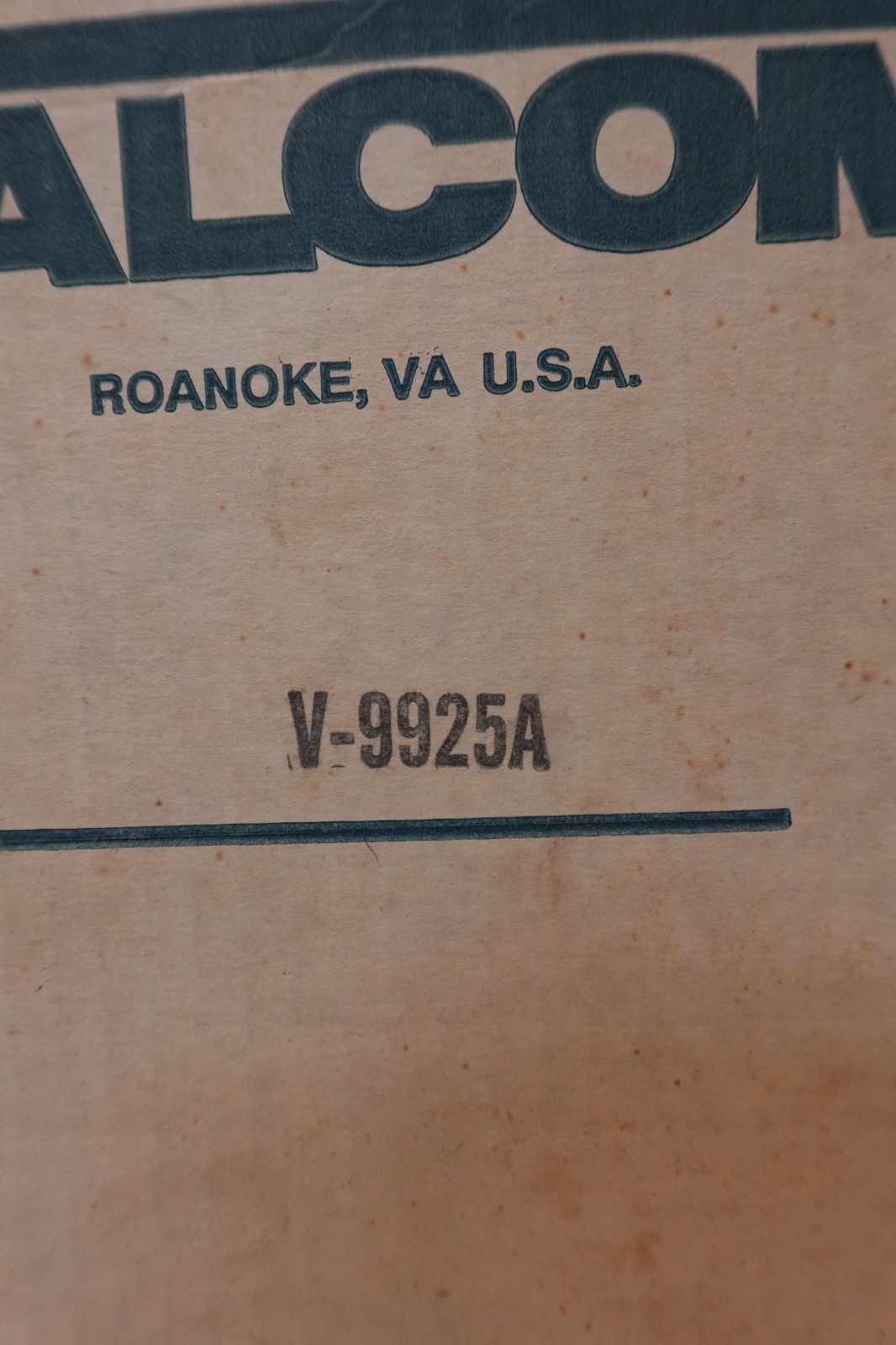 Valcom V-9925A Loud Warble Ringer Horn w/Volume Control – New Surplus in Box