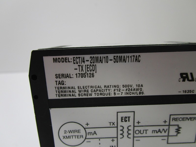 MOORE ECT/4-20MA/10-50MA/117AC-TX SIGNAL ISOLATOR CONVERTER NSNP