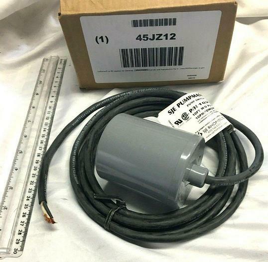 SJE Pumpmaster Plus Pump Switch 10′ Without Plug 45JZ12, 1023528 NIB Free Ship