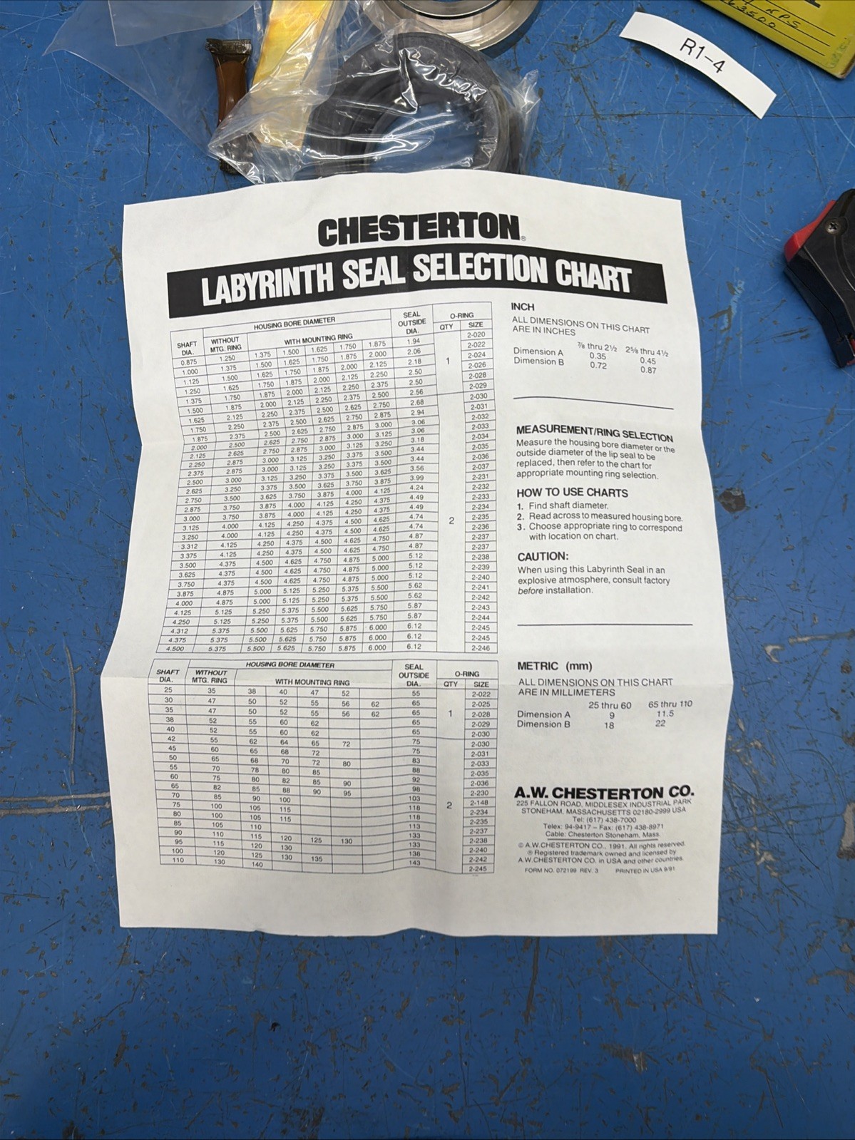 NEW CHESTERTON LABYRINTH 1.875 Inch SEAL 316 S/S Fast Shipping 🇺🇸+Warranty