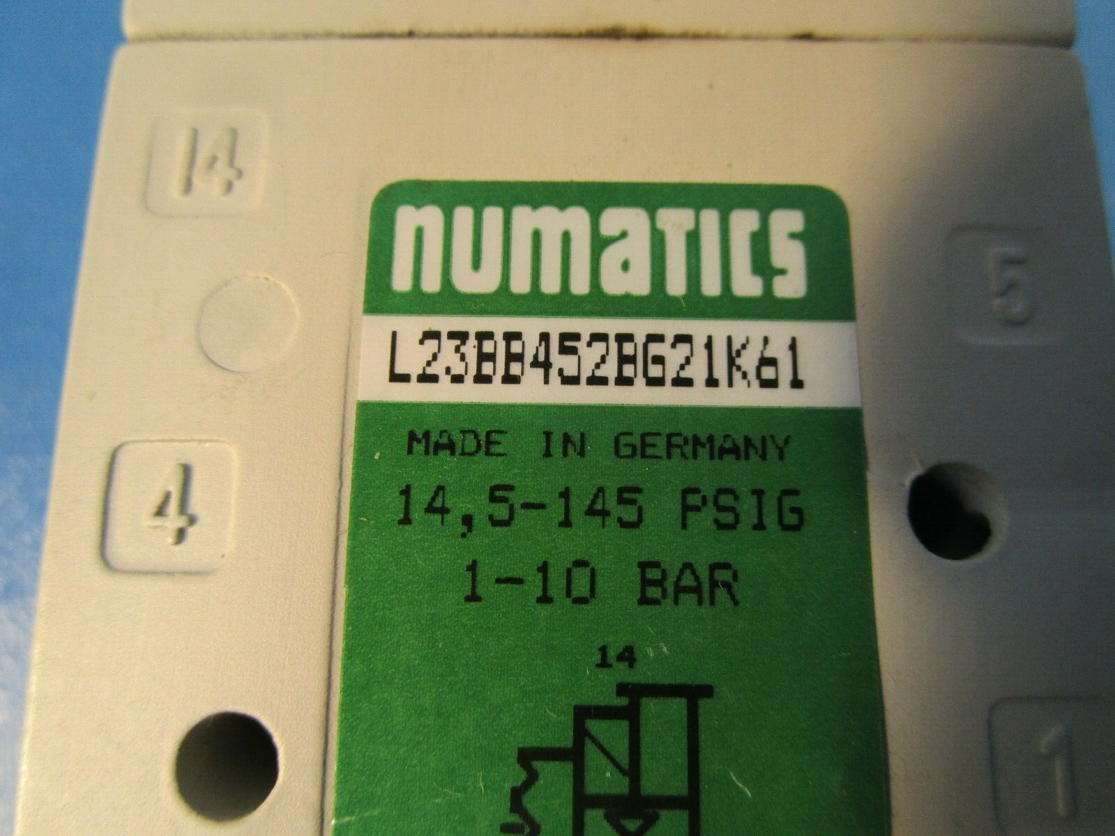 Numatics L23 BB452BG21K61, Solenoid Air Control Valve w/ Two 226-749B Solenoid