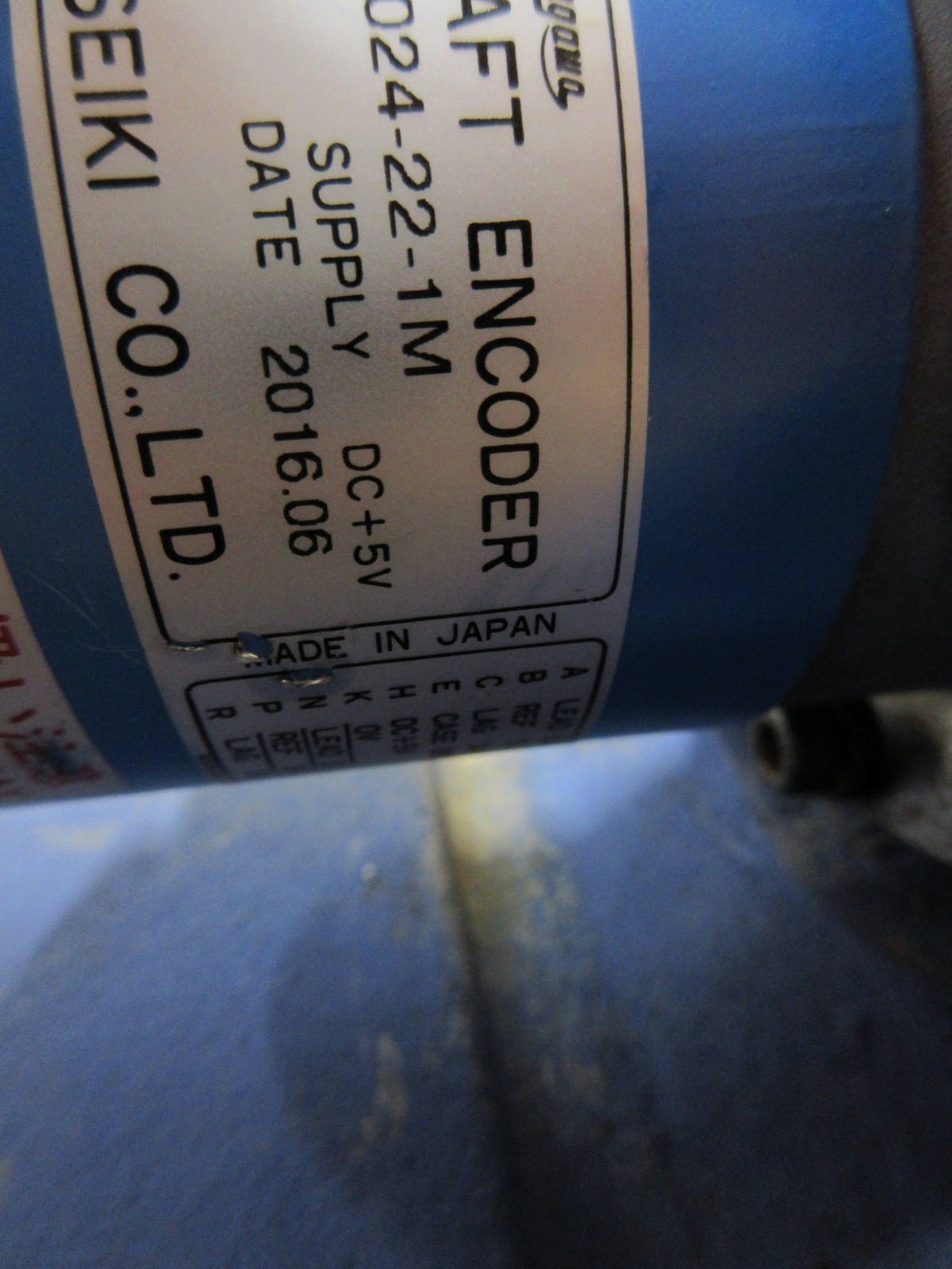 SPECIAL MORI SEIKI CL153 CNC TAMAGAWA OPTICAL SHAFT ENCODER RFH1024-22-1M TS1508