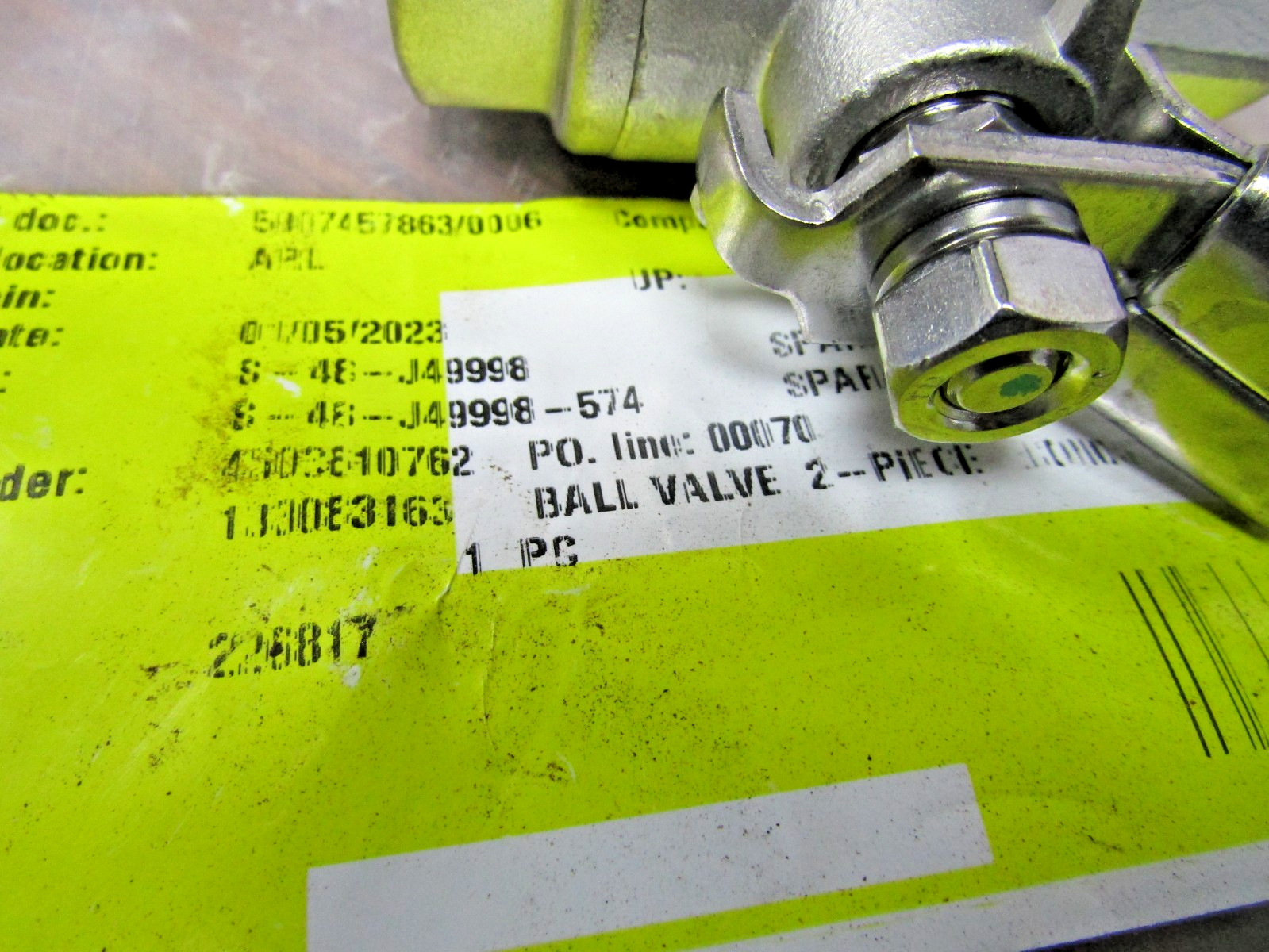 ✌️NEW ECON STAINLESS STEEL BALL VALVE 3/4″ 1.4408 1000WOG CVQ6 FIGURE 7752