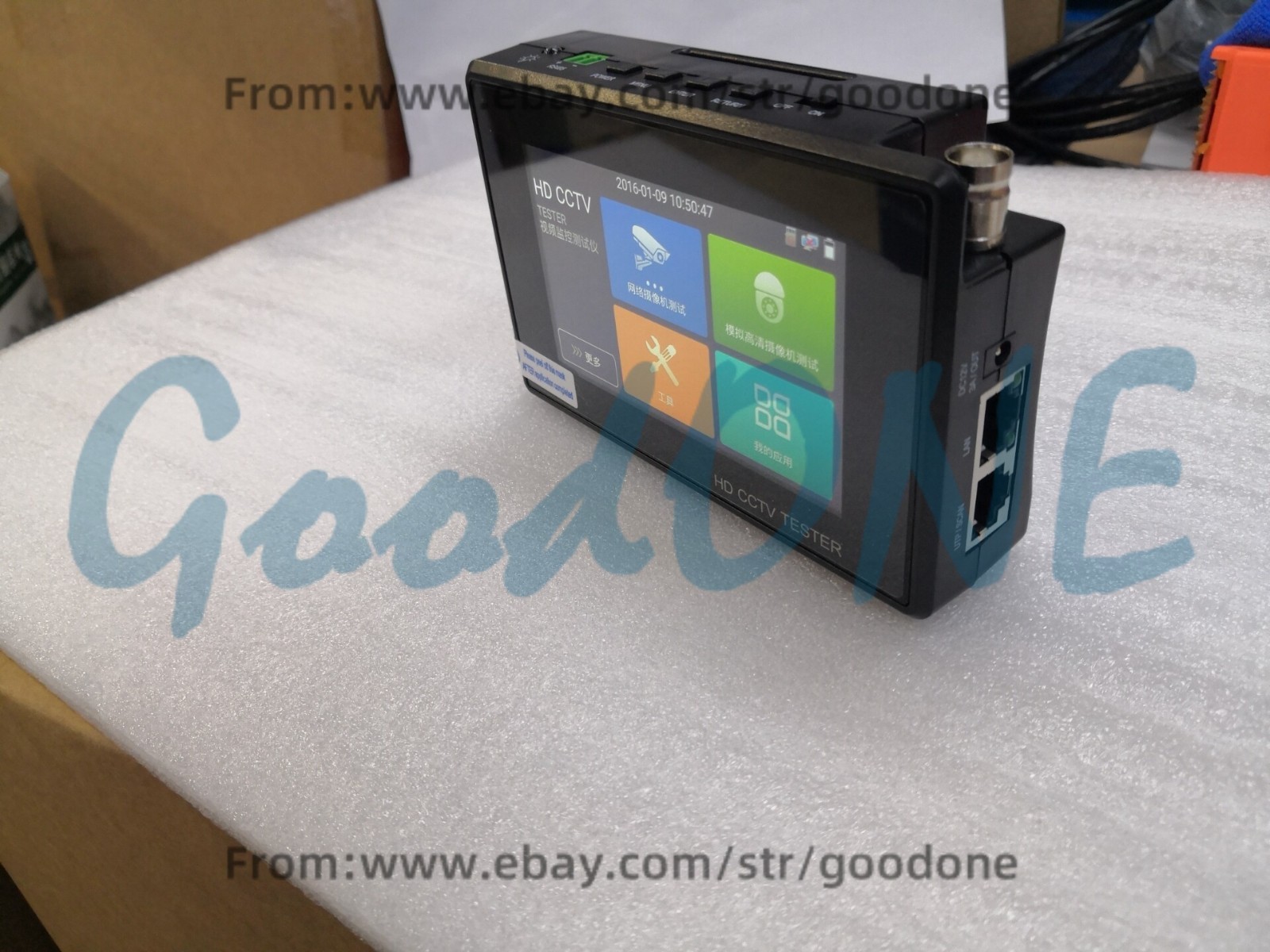 1PC NEW IPC-1800ADH PLUS 4″ Touch Screen CVI TVI AHD CVBS 8MP IP HD CCTV Tester
