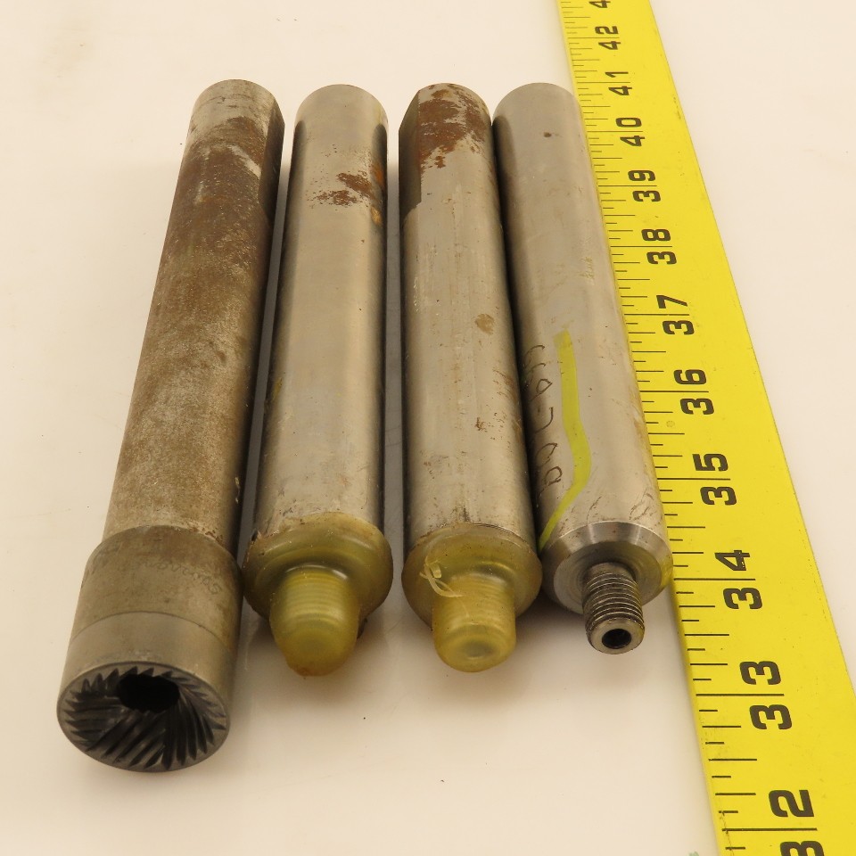7/8″ Straight Shank Tool Extension Lot of 3/4″-24 Thread 6-1/2″ OAL Lot of 4