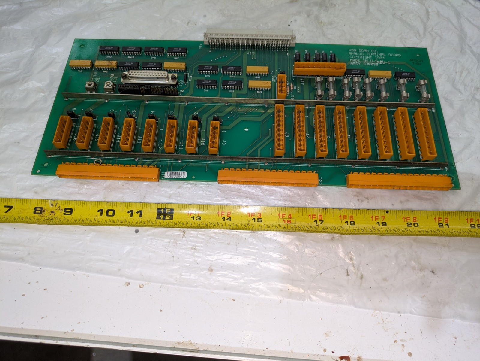 VAN DORN ANALOG TERMINAL BOARD PC330-039 REV C