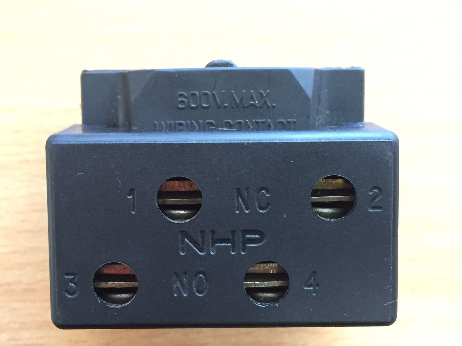 NHP Single Pole Contact Block NPA Control Unit S Series Heavy Duty