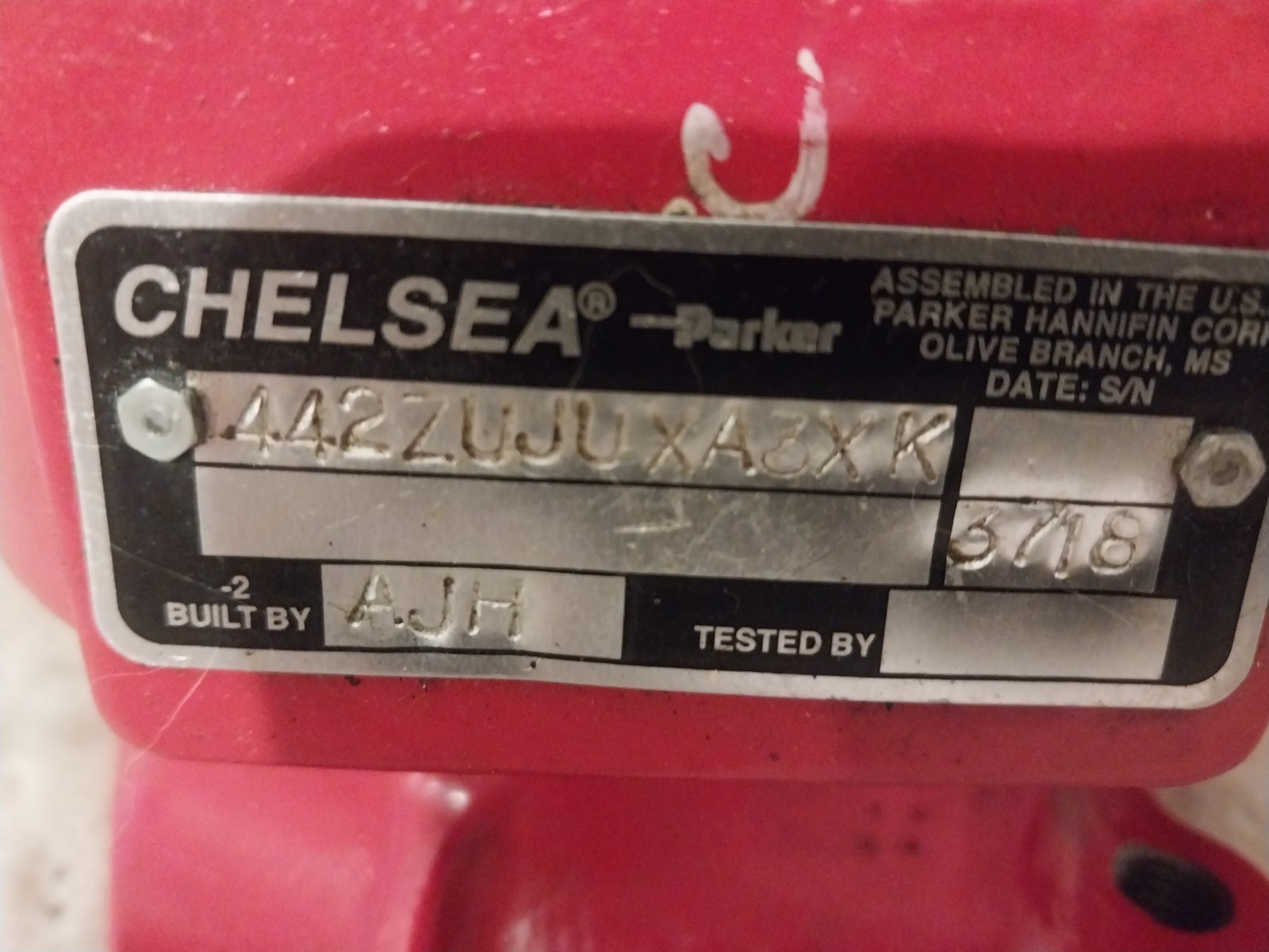 NEW, Chelsea Parker Hannifin Six Bolt Two Gear 442 Series PTO 442ZUJUXA3XK