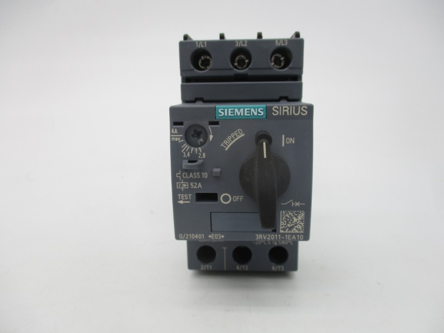 SIEMENS 3RV2011-1EA10 600V 2.8-4A NSMP
