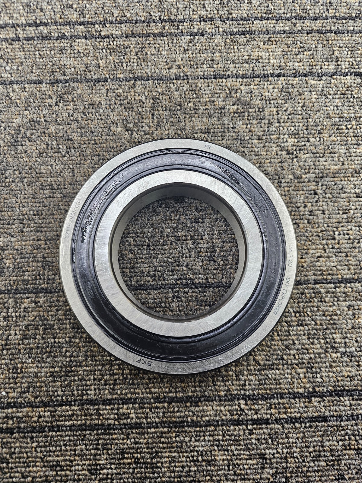 SKF 6214-2RS1/C3: Single Row Deep Groove Ball Bearing 70x125x24mm