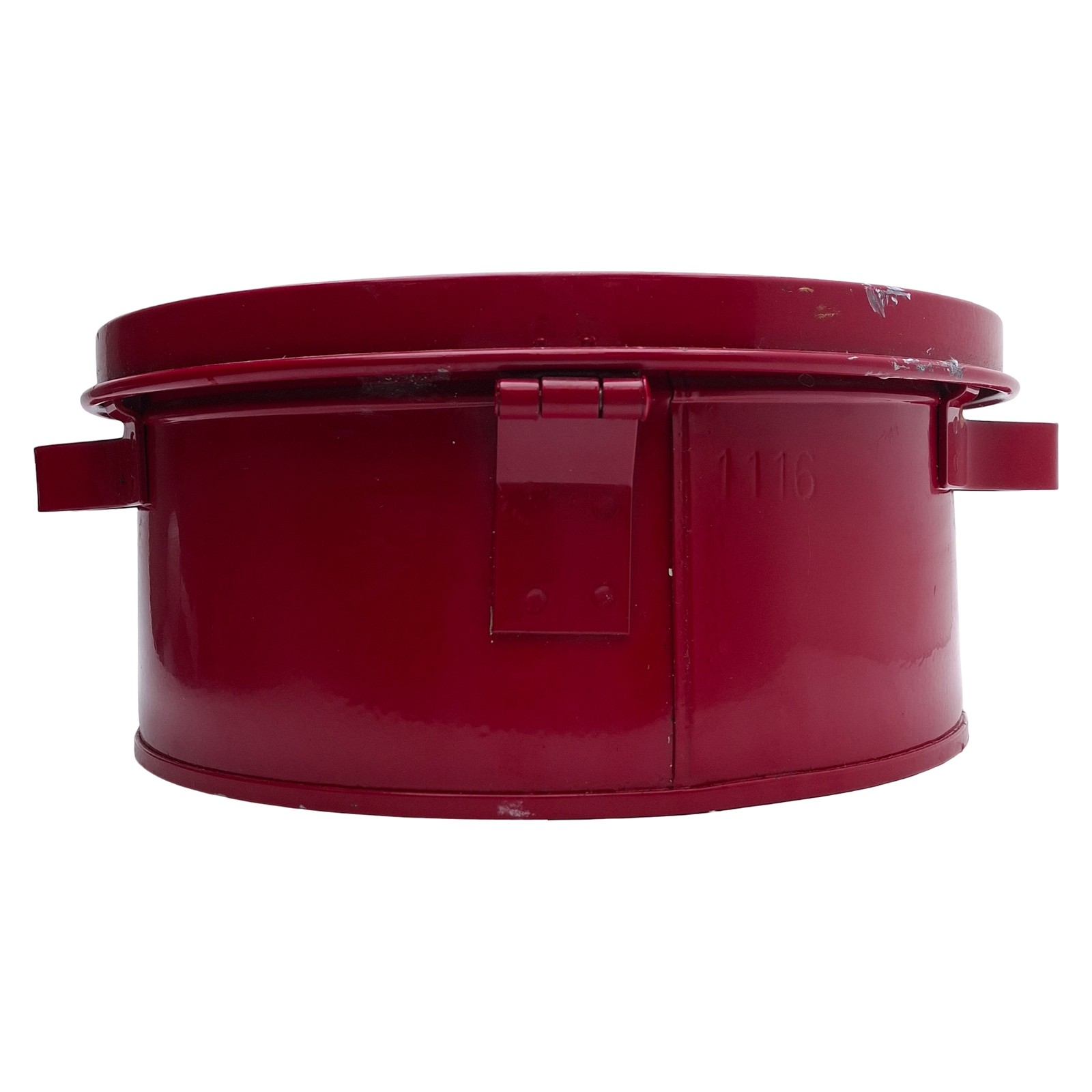 Justrite 10375 Bench Can 1gal Capacity, Steel, ø9.375″ x 4.5″ *No Dasher Plate*