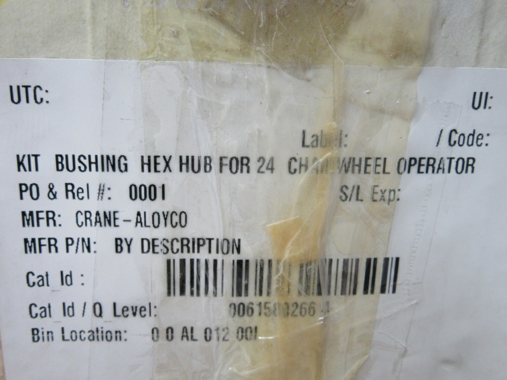 Crane-Aloyco 17724 Bushing Hex Hub