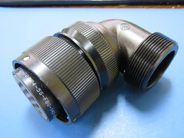 SPACECRAFT SCPBH08R24-5S-F80-142-027 Qty of 1 per Lot RECEPTACLE PLUG; 90* PLUG