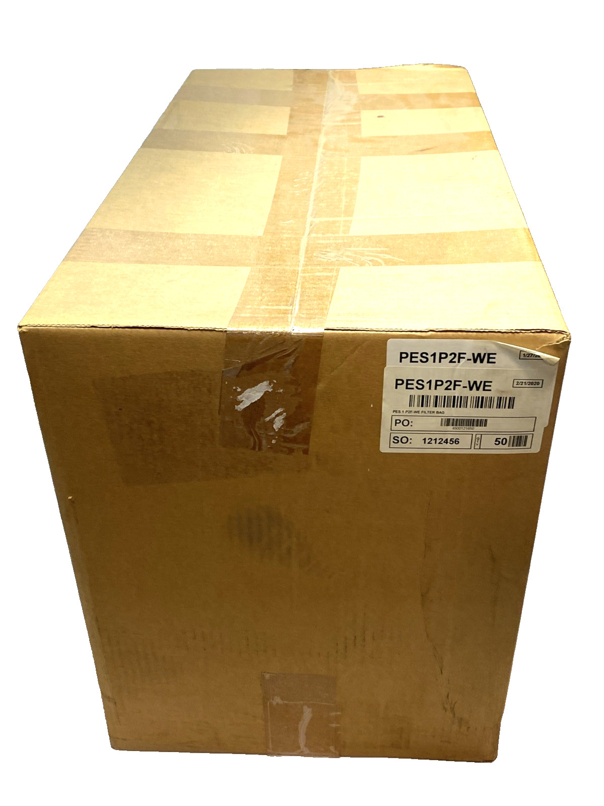 AJR PES1P2F-WE Filter Bag 1 Micron Polyester Size 2 F Flange Welded BOX OF 50