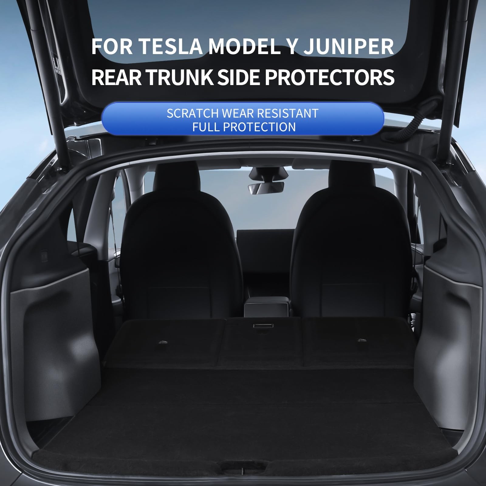 SHINELINERS Rear Trunk Side Protectors for Tesla Model Y Juniper 2025-2026, 2…