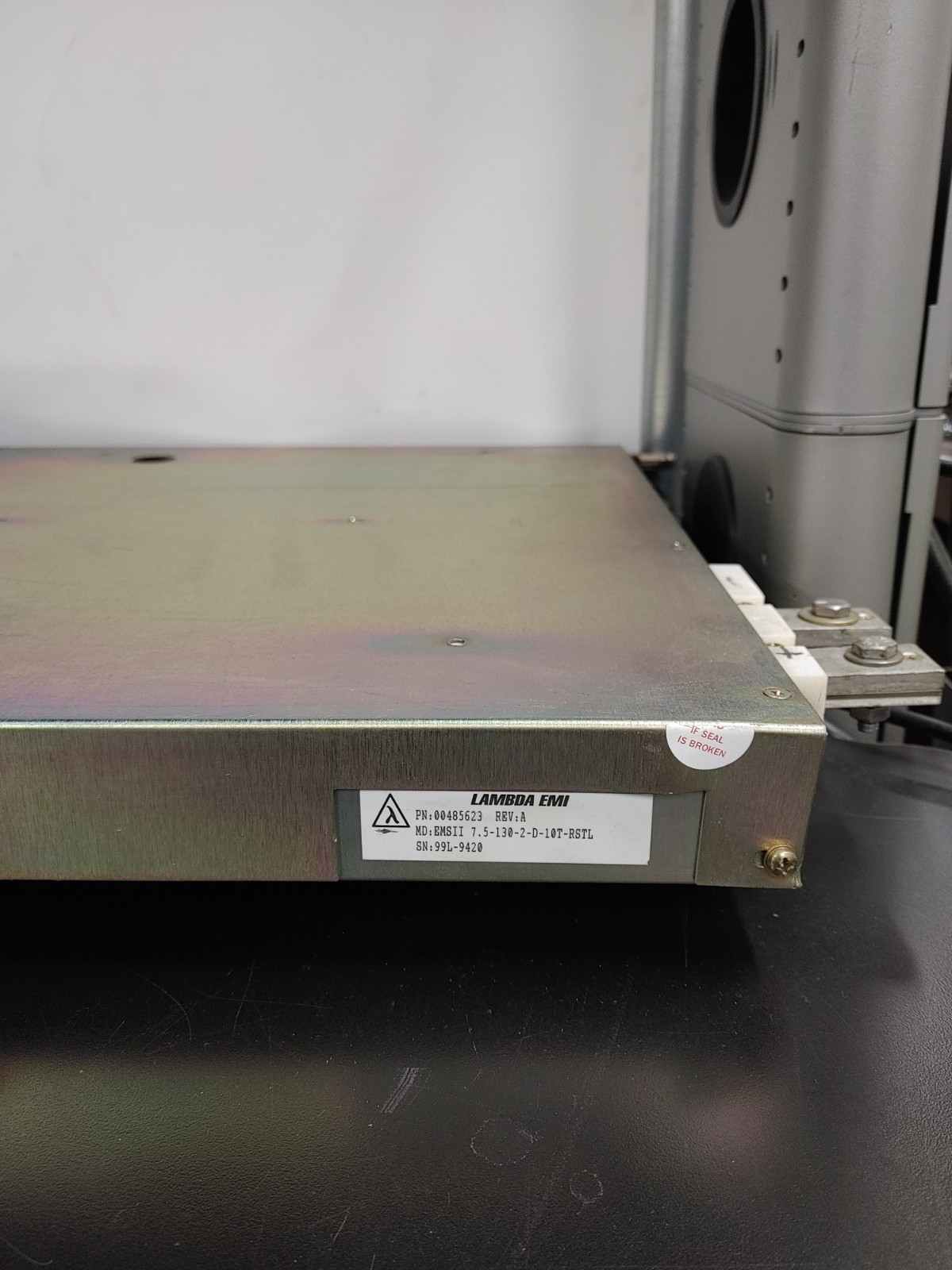 ELECTRONIC MEASUREMENTS EMSII 7.5-130-2-D-10T-RSTLE MSII Power Supply 00485623