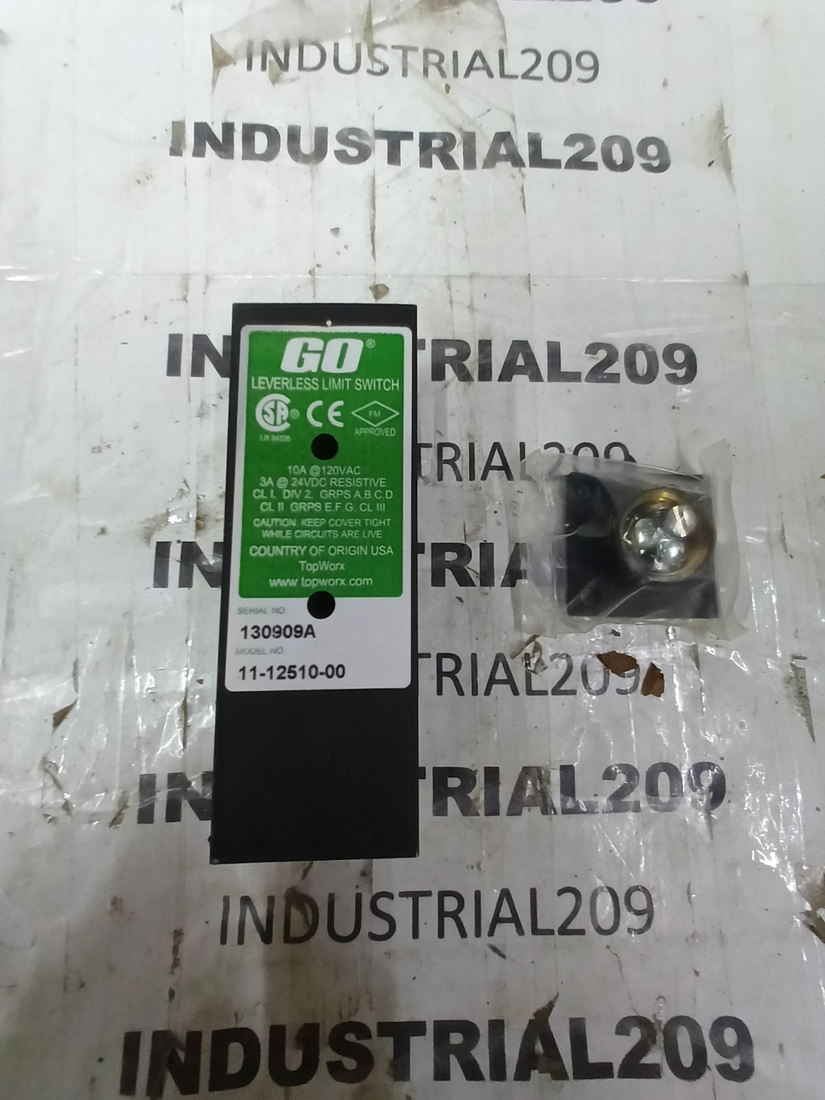 TOPWORX 11-12510-00 LEVERLESS LIMIT SWITCH
