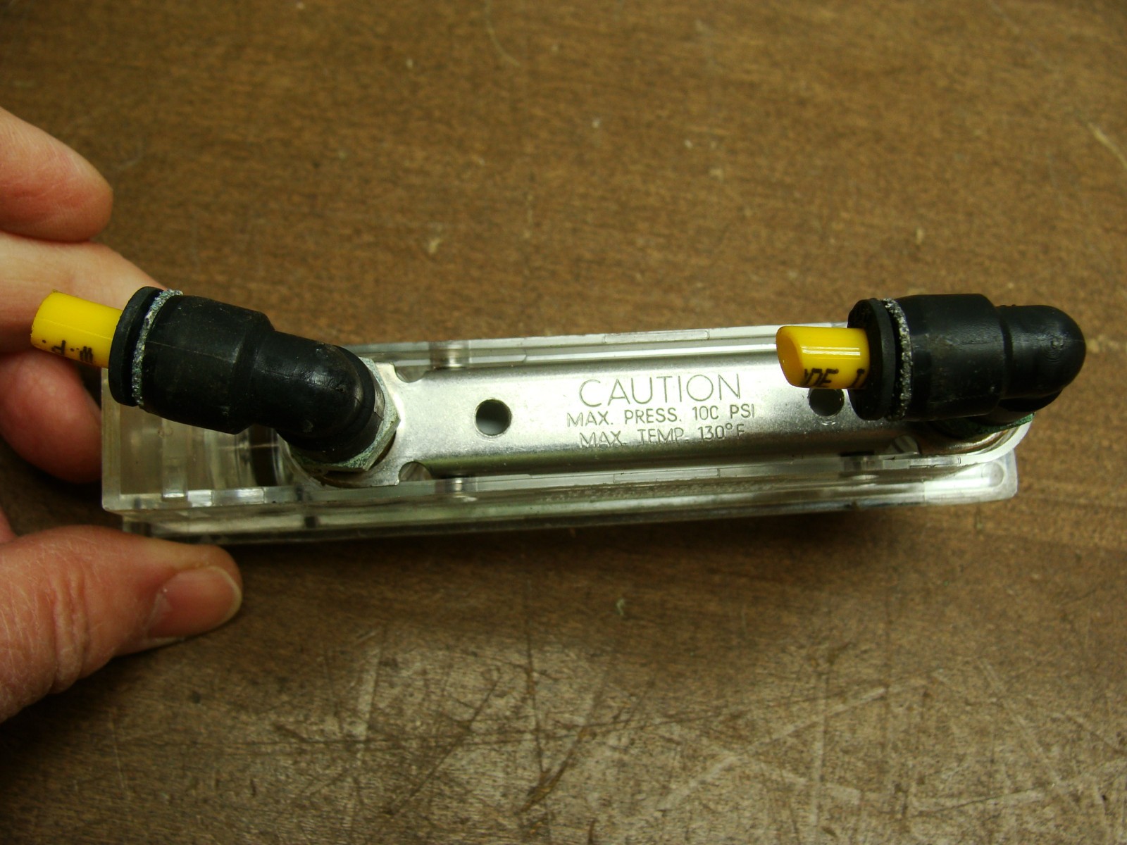 DWYER VARIABLE AREA FLOWMETER RMA-22-SSV-VIT 2 – 25 LPM AIR SST METERING VALVE