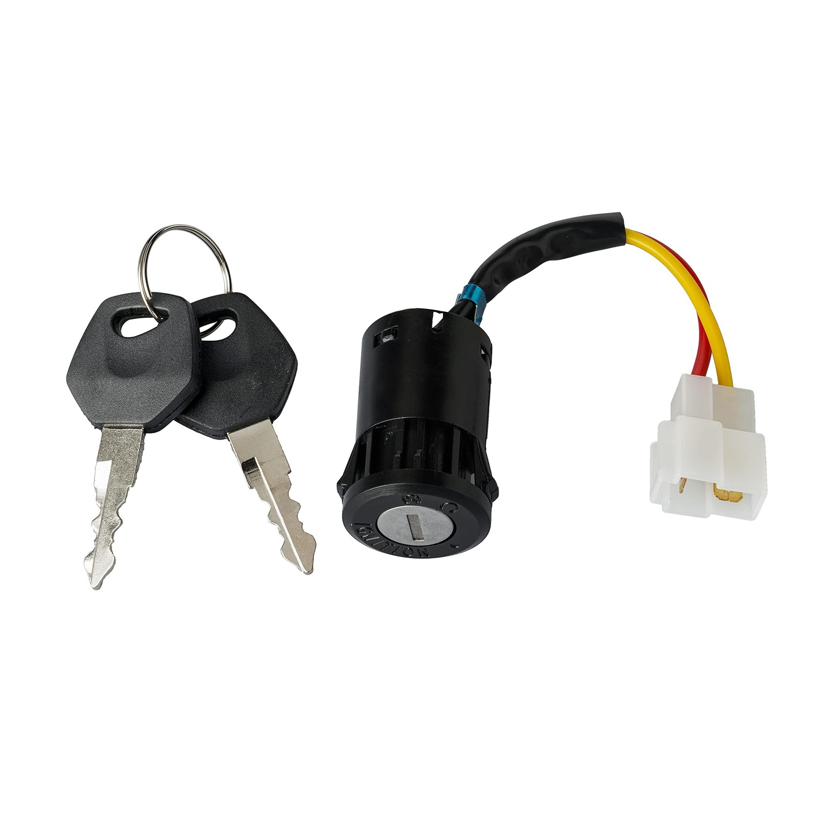 2 Wires Ignition Switch Key Starter Switch with 2 Keys On-Off for Kids Electr…