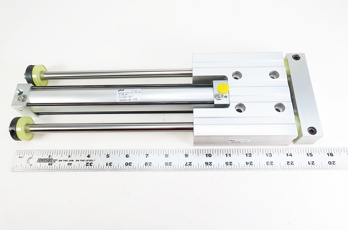 PHD SEC 23 X 8-1/2-AE-BR-E-PB-H4 Guided Pneumatic Cylinder NEW NO BOX