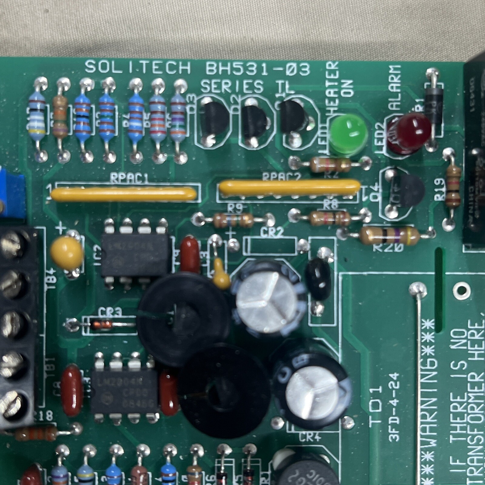 Solitech 550-TL-I045-PT Circuit Board BH531-03 BH531-03