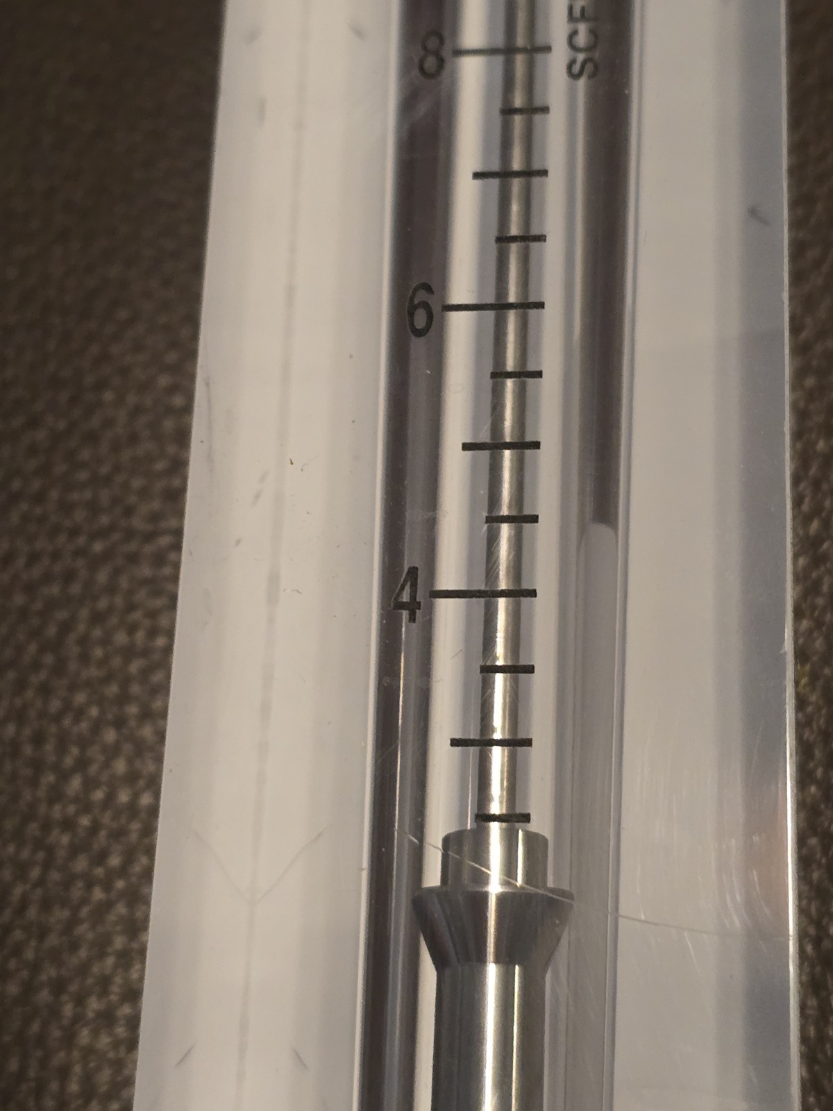 KING INSTRUMENT CO 7510217A05 FLOW METER 100 °F 100PSI Rotameter New
