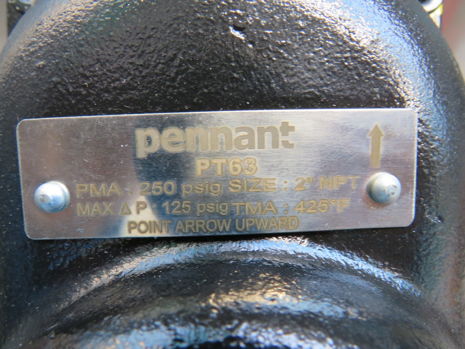 Pennant PT63 Float and Thermostatic Steam Trap 250 PSIG 2″ NPT