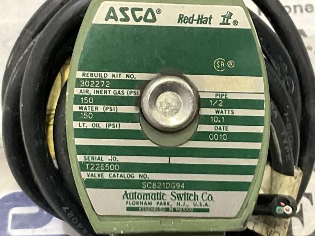 ASCO Red-Hat Solenoid Valve – 302272 w/Warranty