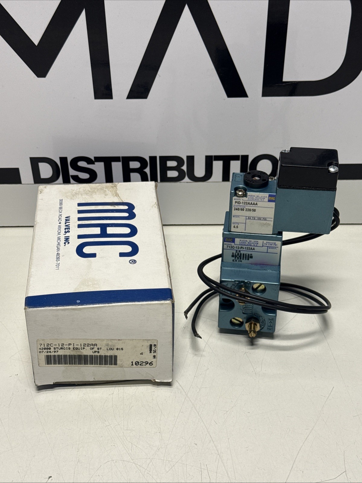 MAC 712C-12-PI-122AA 240/220V 30-150PSI NSMP