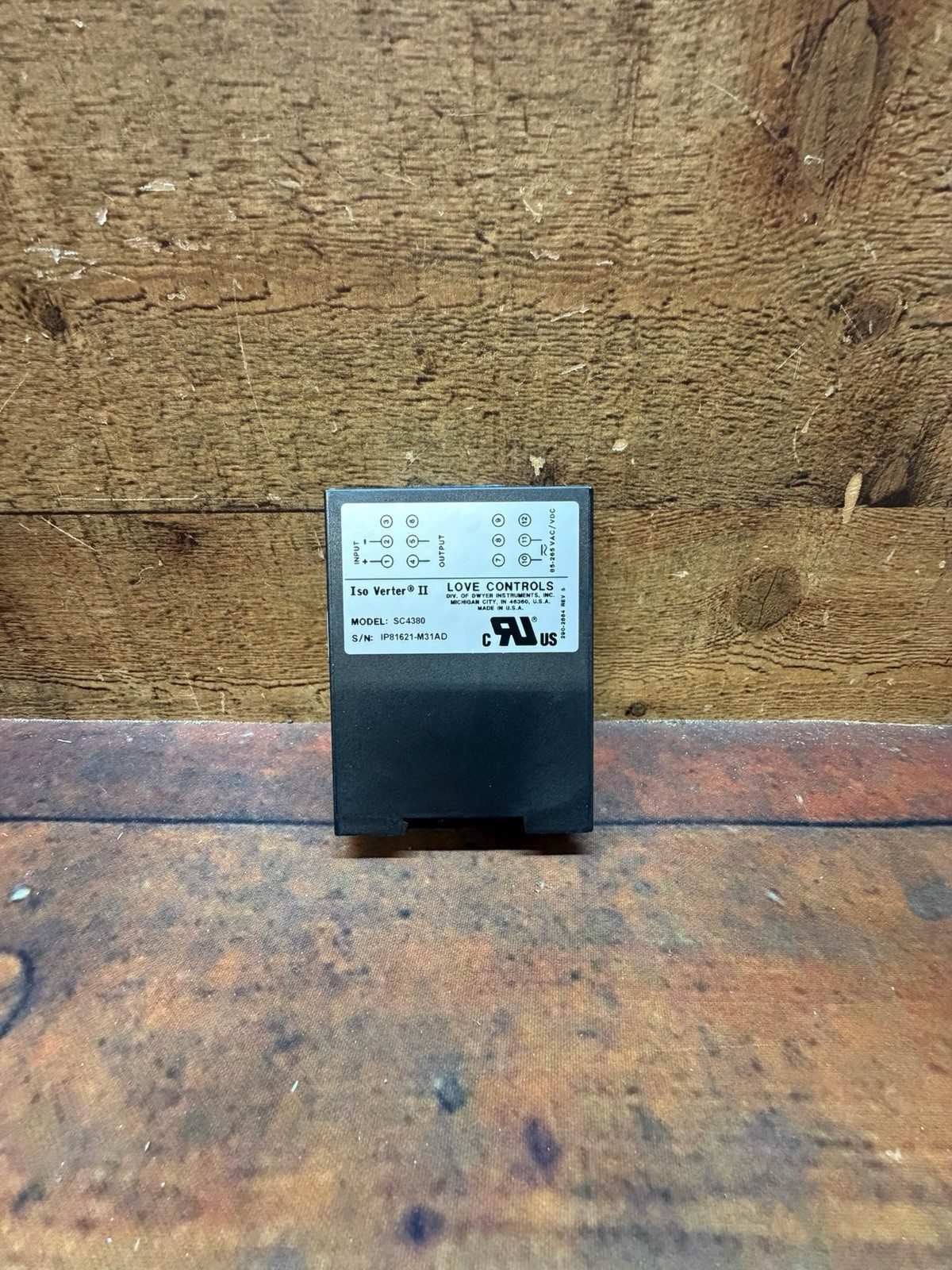 Love Controls SC4380 ISO Verter II Process Signal Converter / Isolator, F0222