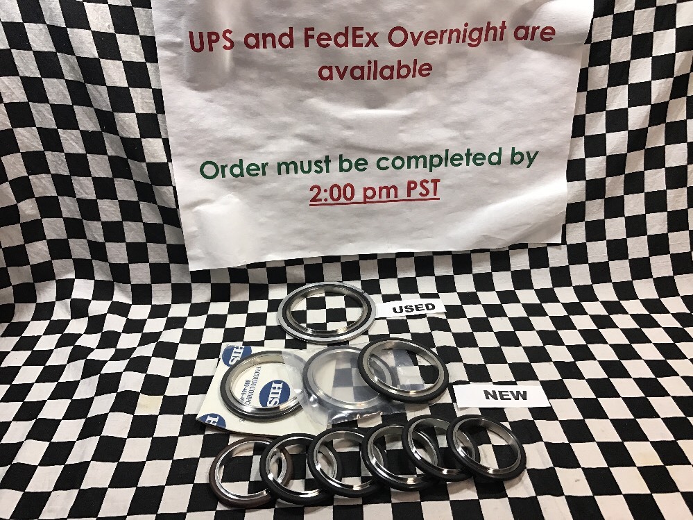 Lot Of 10, MDC VACUUM CENTERING RING, NW80 (1X) & NW63 (3X) & NW50 (6X) #136AK