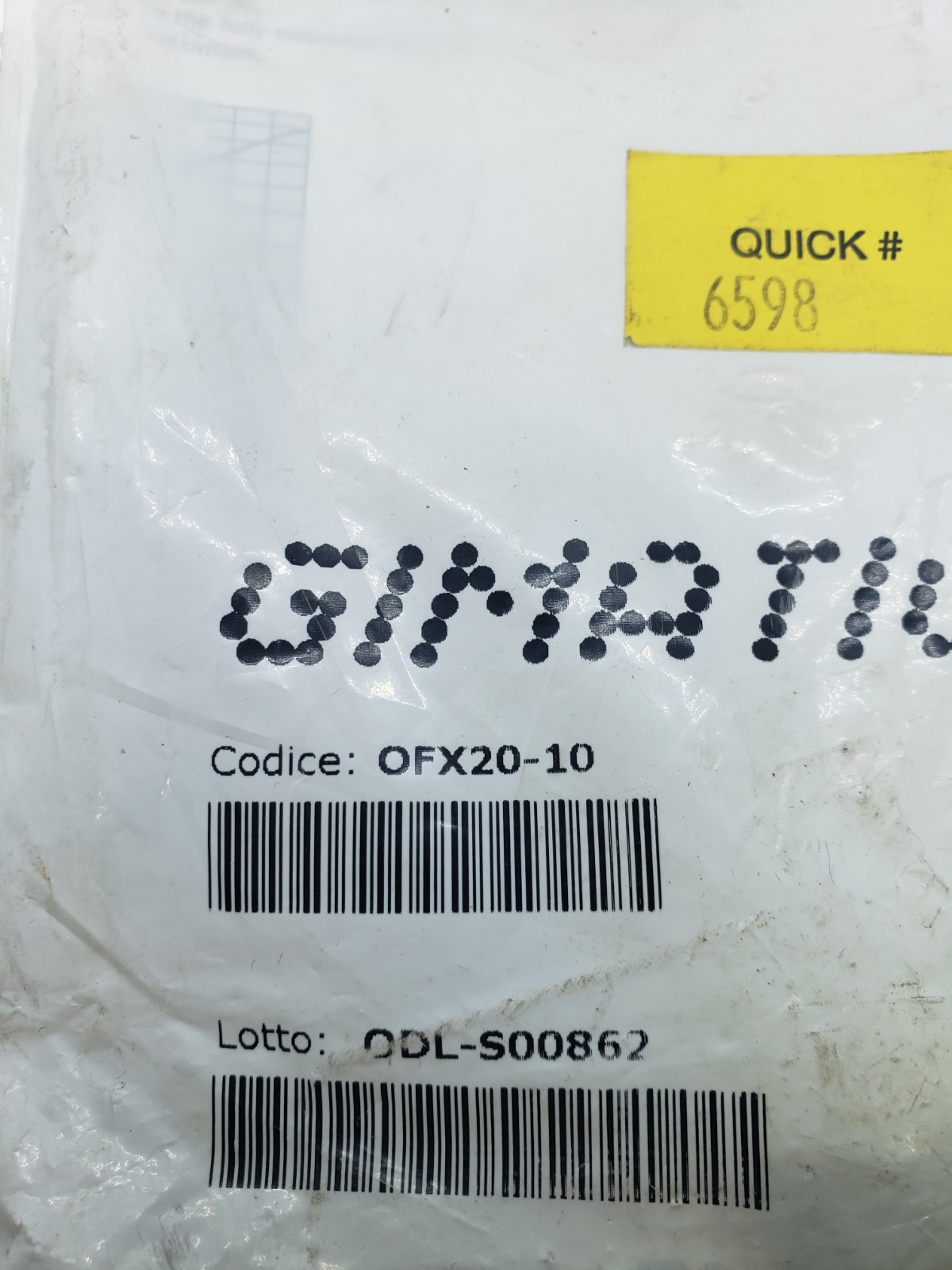 GIMATIC OFX20-10 PARALLEL FINGER GRIPPER 10mm TOTAL STROKE, NIB