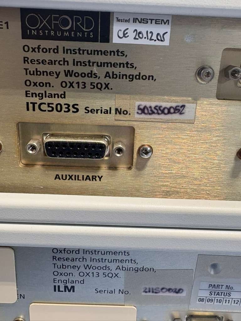Oxford ITC 503S Intelligent Temperature Controller & Level Meter ILM 211S