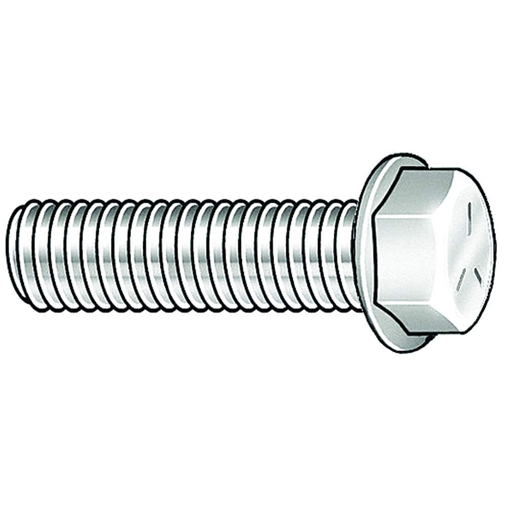 GRAINGER APPROVED M01256.140.0035 Flange Bolts,Fastener L 35 mm,PK25 38CP73