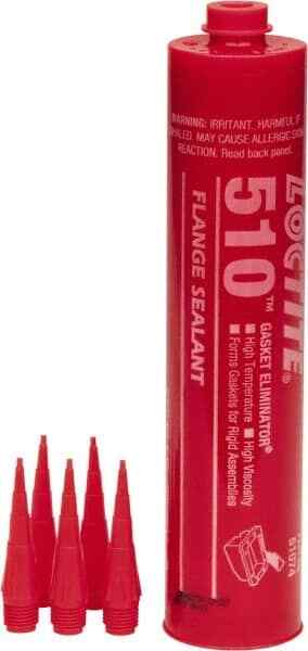 Loctite 234240 300ml 510 Gasket Eliminator Flange Sealant, -65 to 400�F, Red
