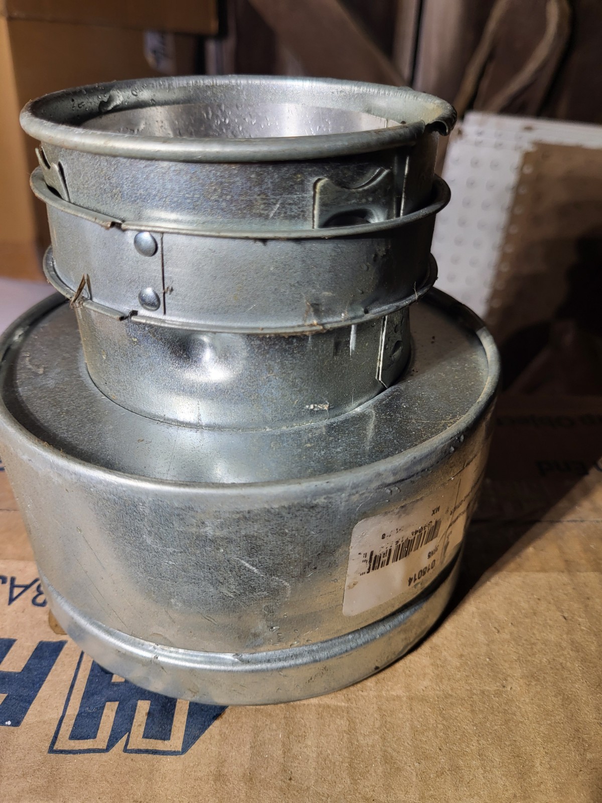 HART & COOLEY HC-3RN5 3″ B-VENT Increaser, Galvanized Steel, NPT