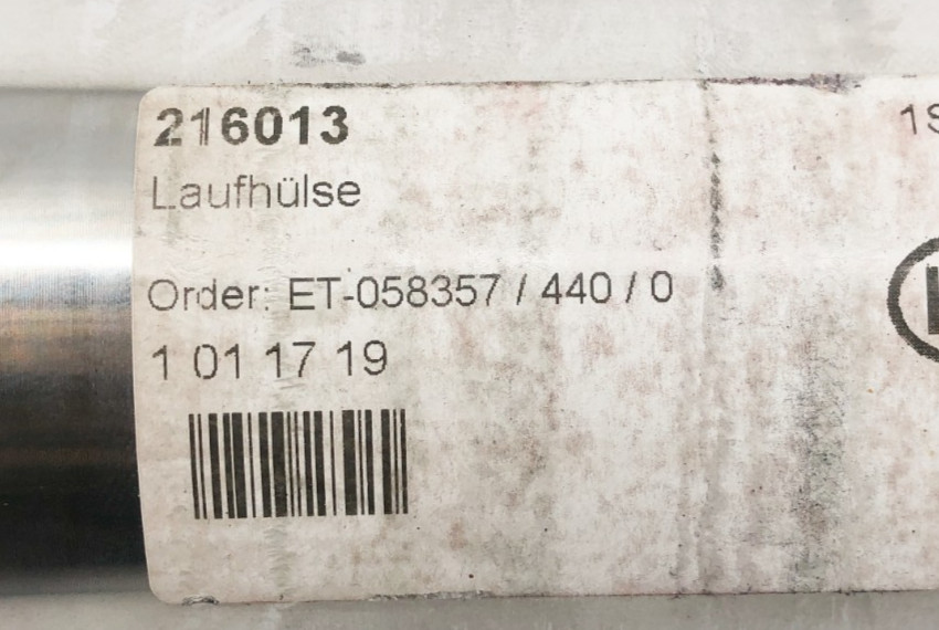 New Karl Schnell 216013 Bushing Stainless Steel 3-1/8″ OD x 5-1/2″ – No Box