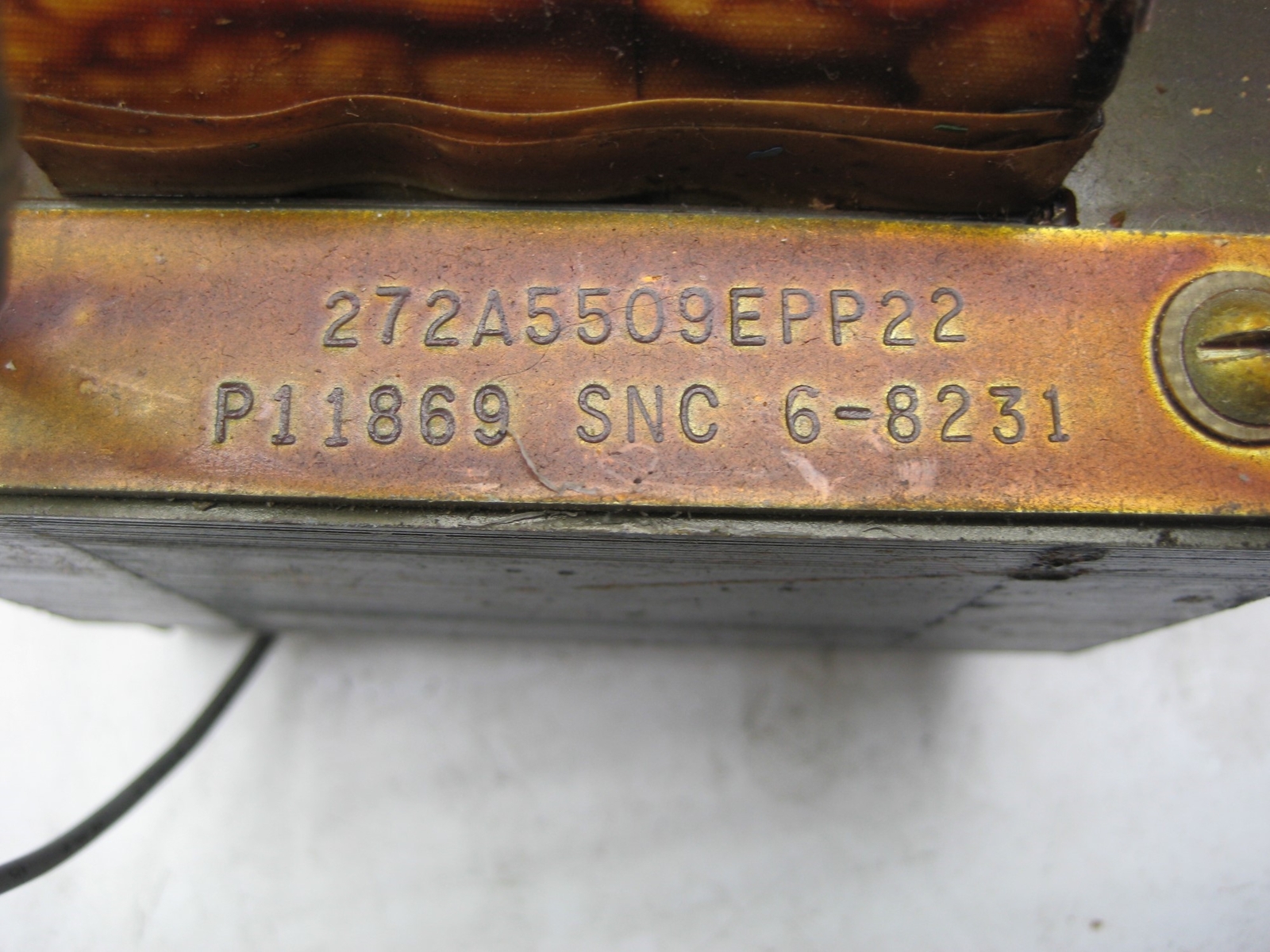 INDUSTRIAL SPARE 272A5509EPP22 TRANSFORMER NSNP