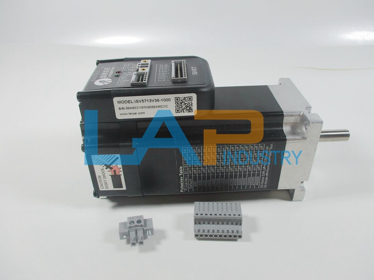 1PCS NEW Leadshine 130W Low Voltage AC Servo Motor ISV5713V36-1000 36V 3000RPM