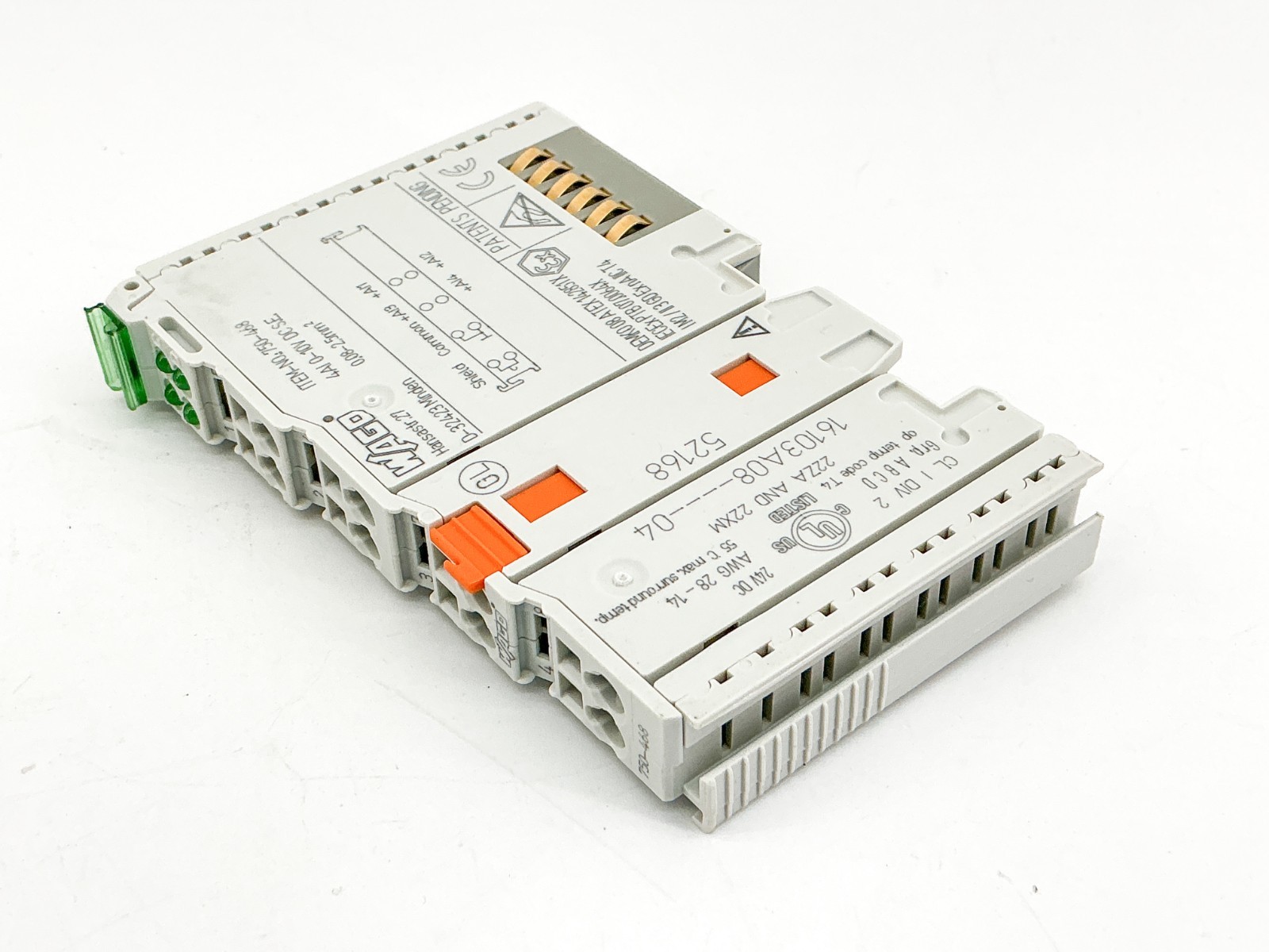 New Wago 750-468 4-Channel Analog Input Module 4AI 0-10VDC 24VDC