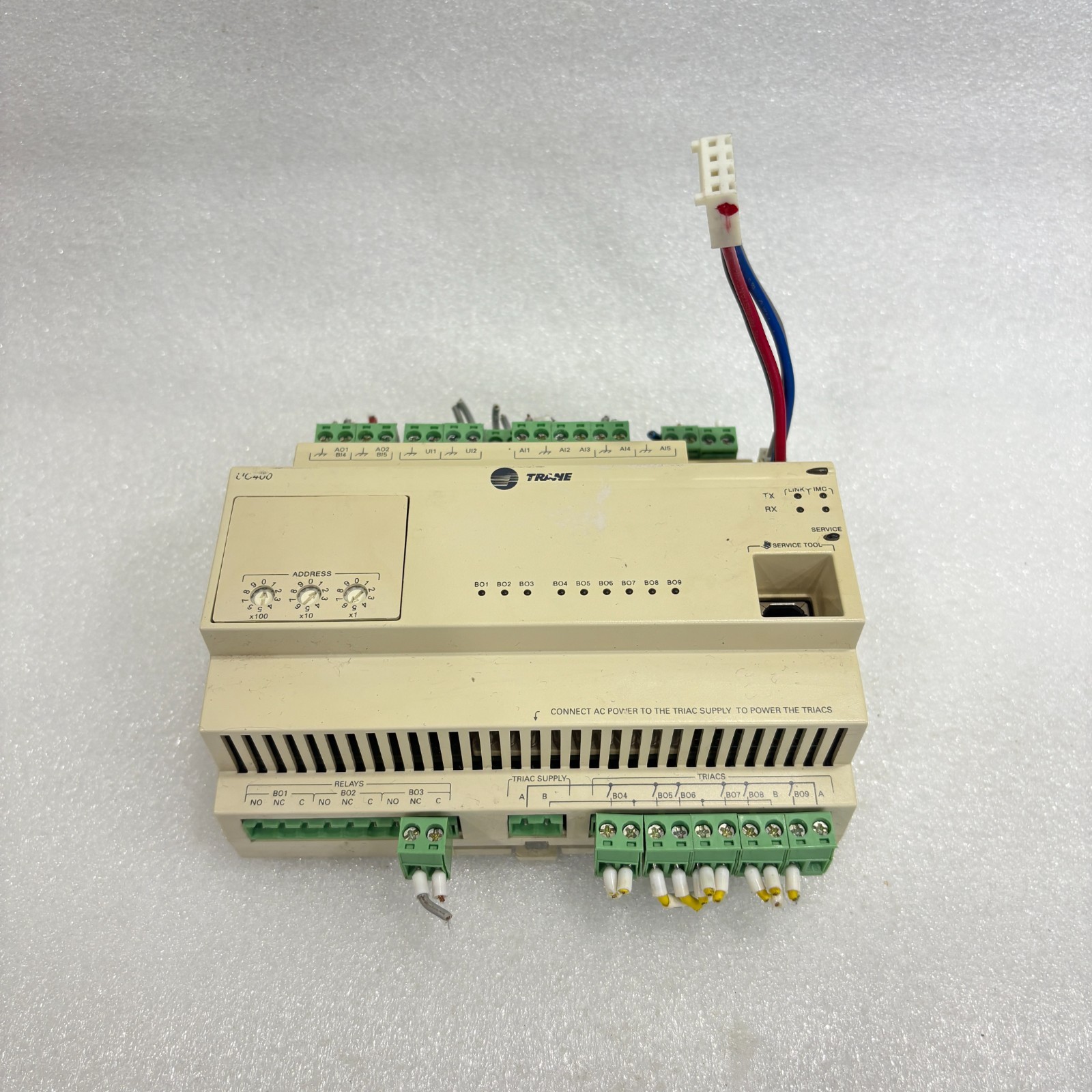 Trane UC400 Programmable Controller X13651492-02 Rev W (USED)