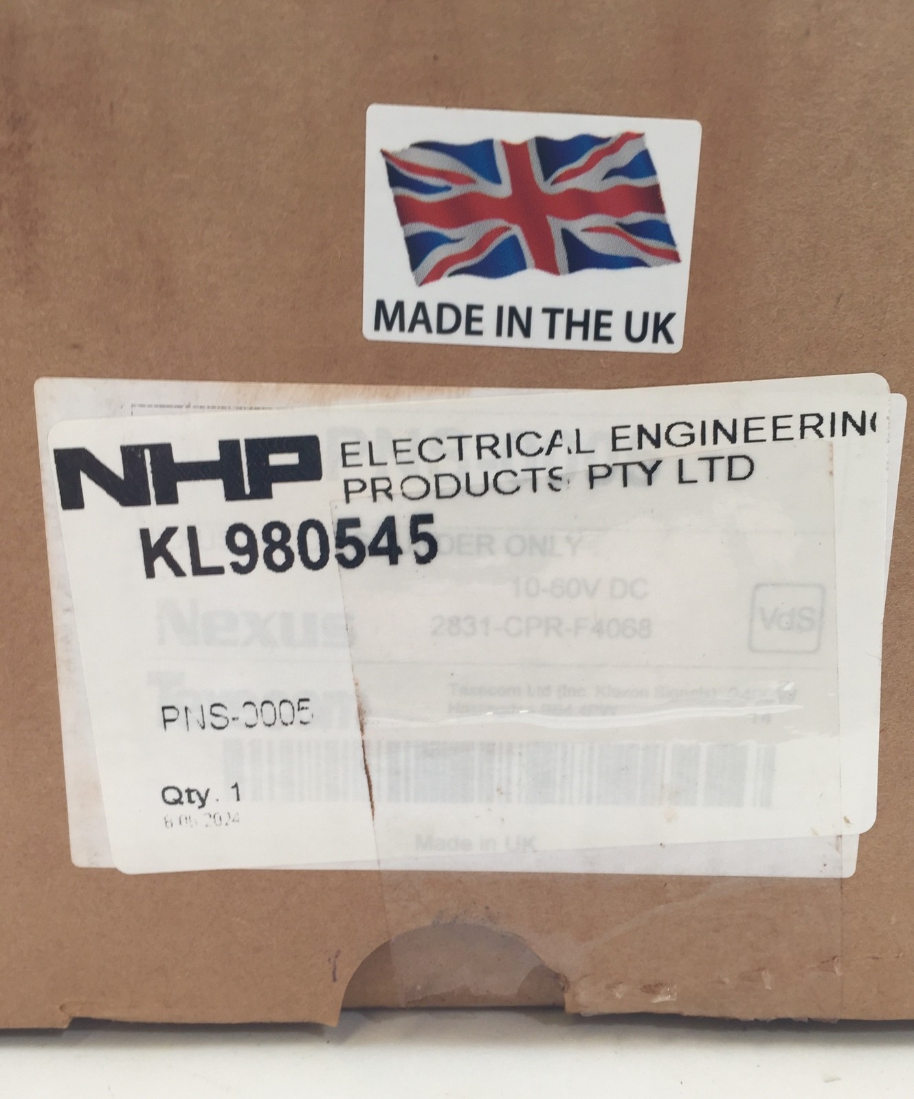 Klaxon Nexus NHP KL980545 PNS-0005 120 Sounder 120dB IP66 10V – 60VDC Wall Mount