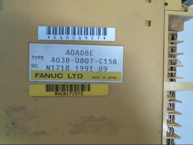 Fanuc, A03B-0807-C158, NO. N1718 1991 09