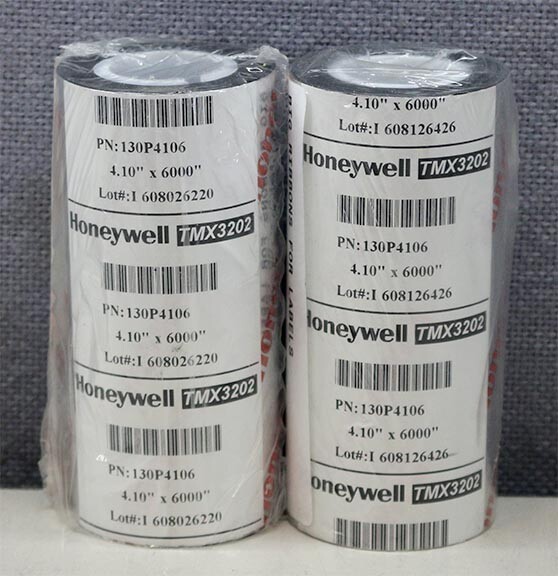 Honeywell TMX3202 130P4106 ThermaMAX 3202 Wax-Resin Ribbon New Qty. 2 4.1×6,000